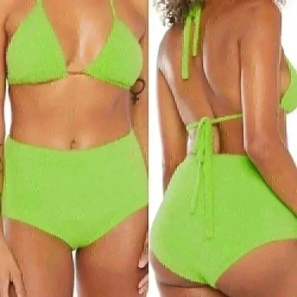 Savage X Fenty Pants - Savage X Fenty Fluff It Up Booty Shorts in Kelly Green Size 1X NWT
